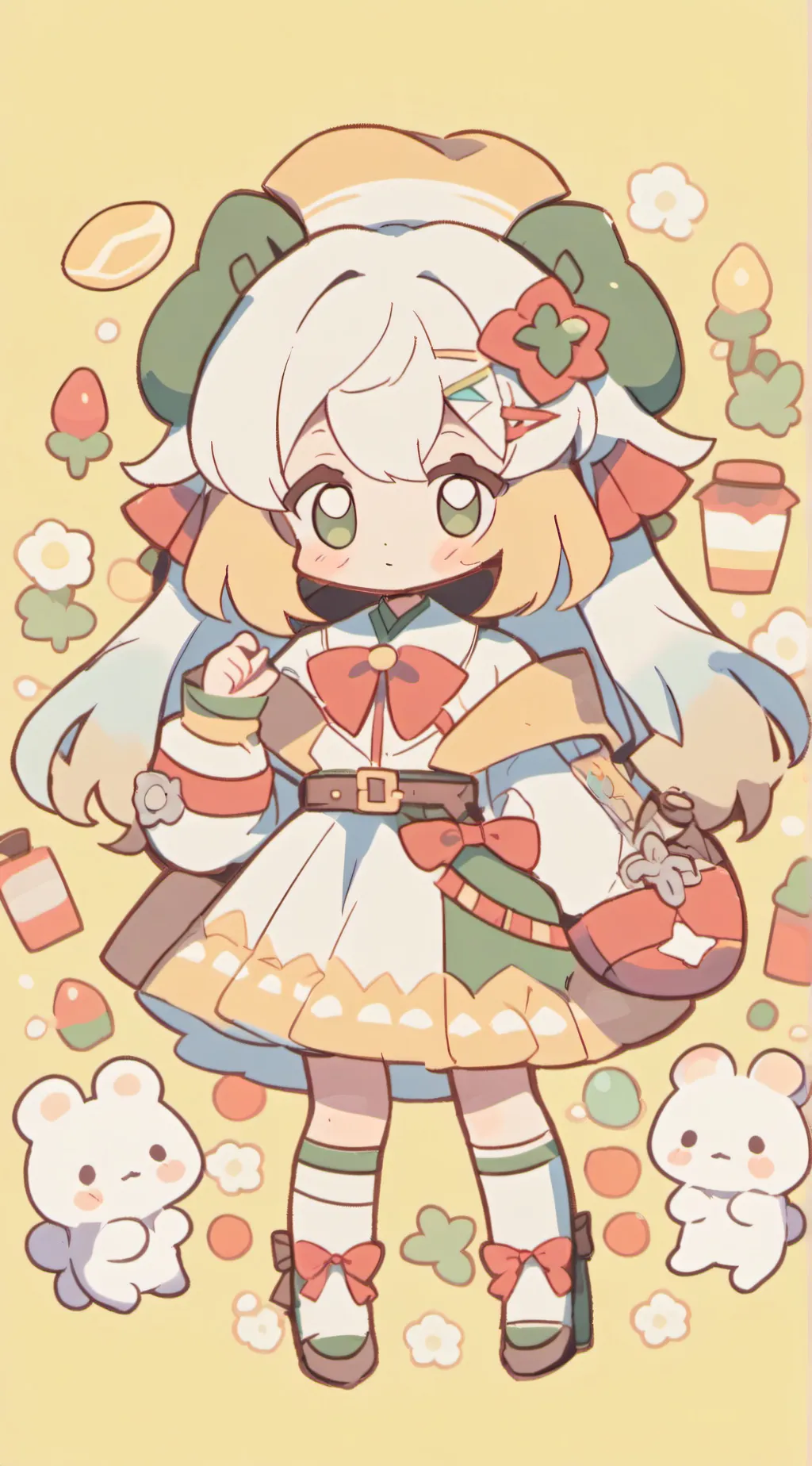 ai character: hp x Avengers  background