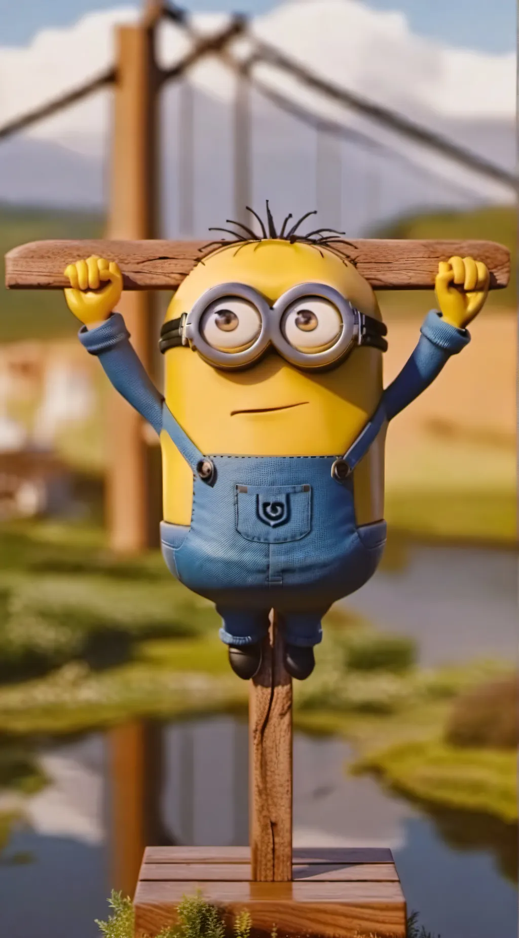 ai character: Crucified Minor background