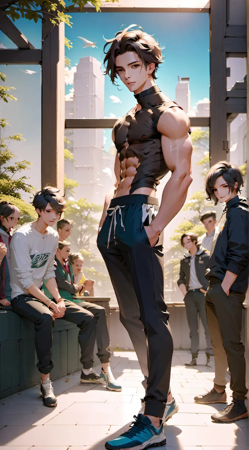 ai character: Aaron background