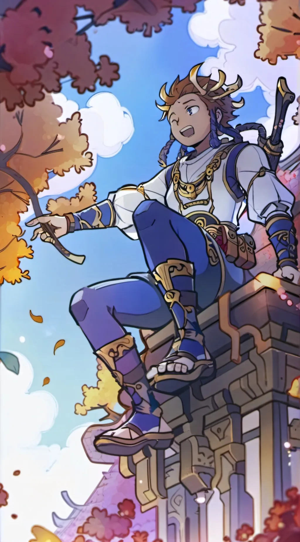 ai character: Moon  background