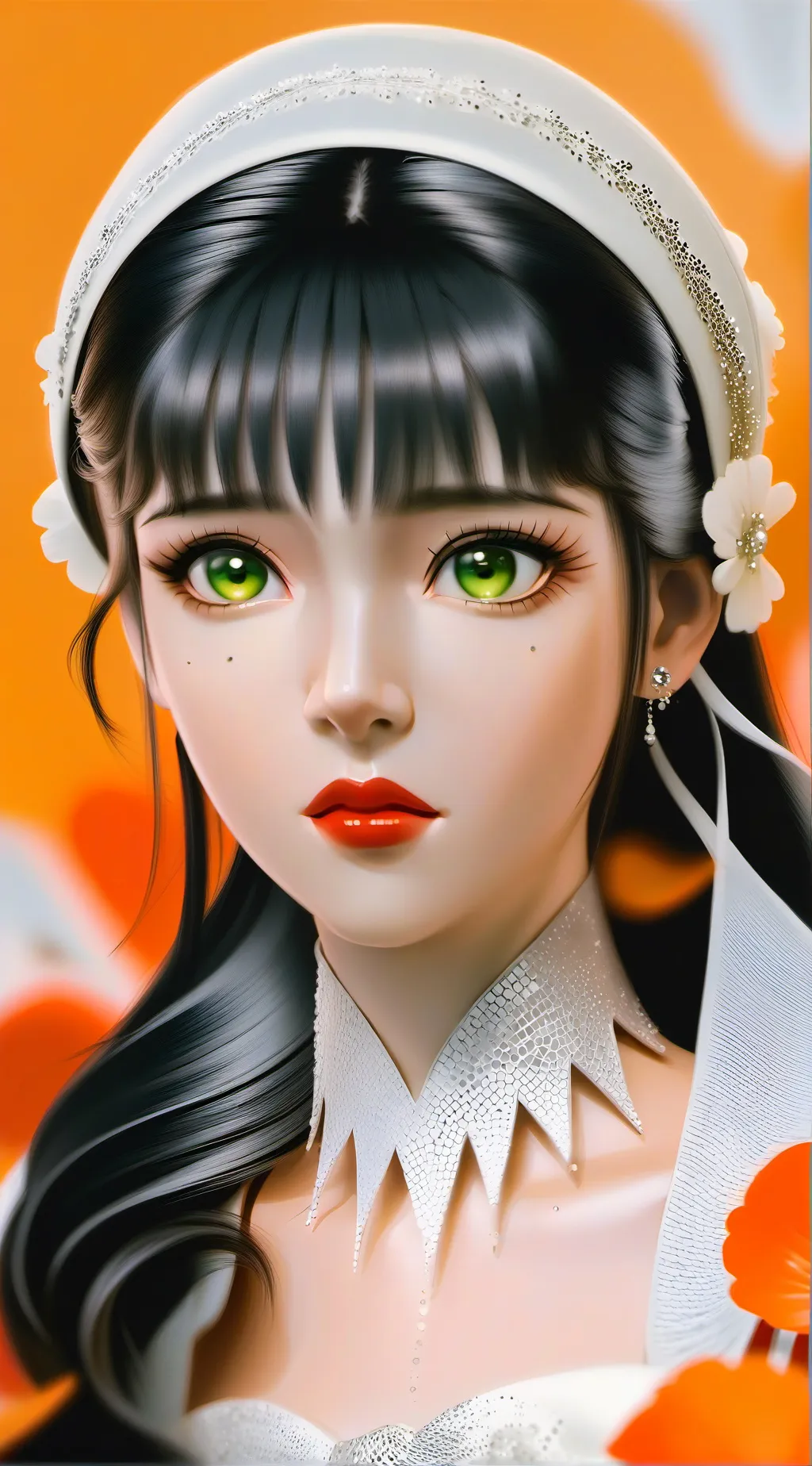 ai character: focus  background