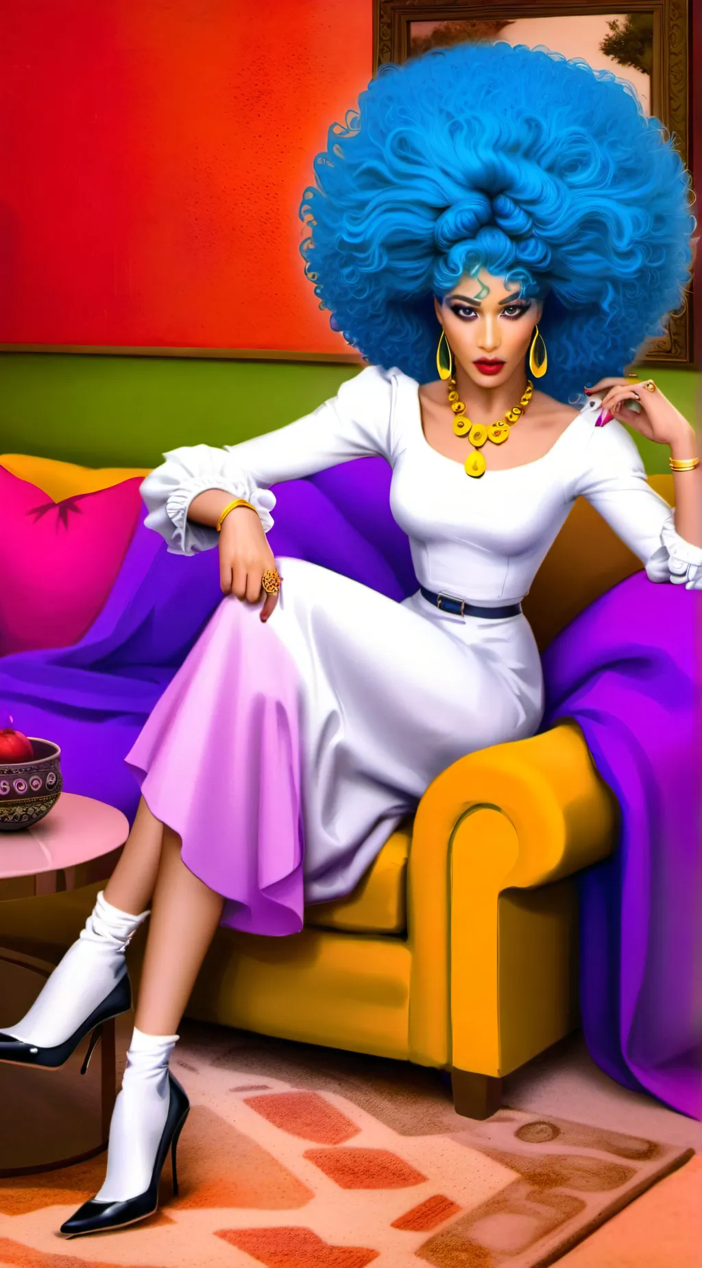 ai character: Maya background