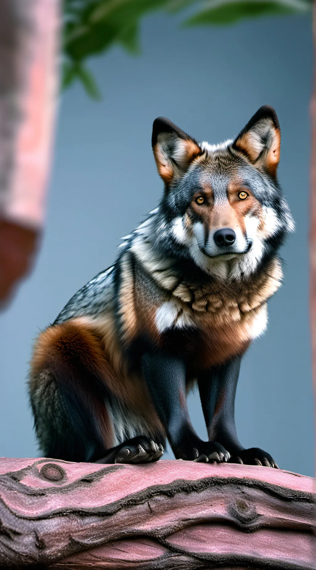 ai character: 🫤🫣 background