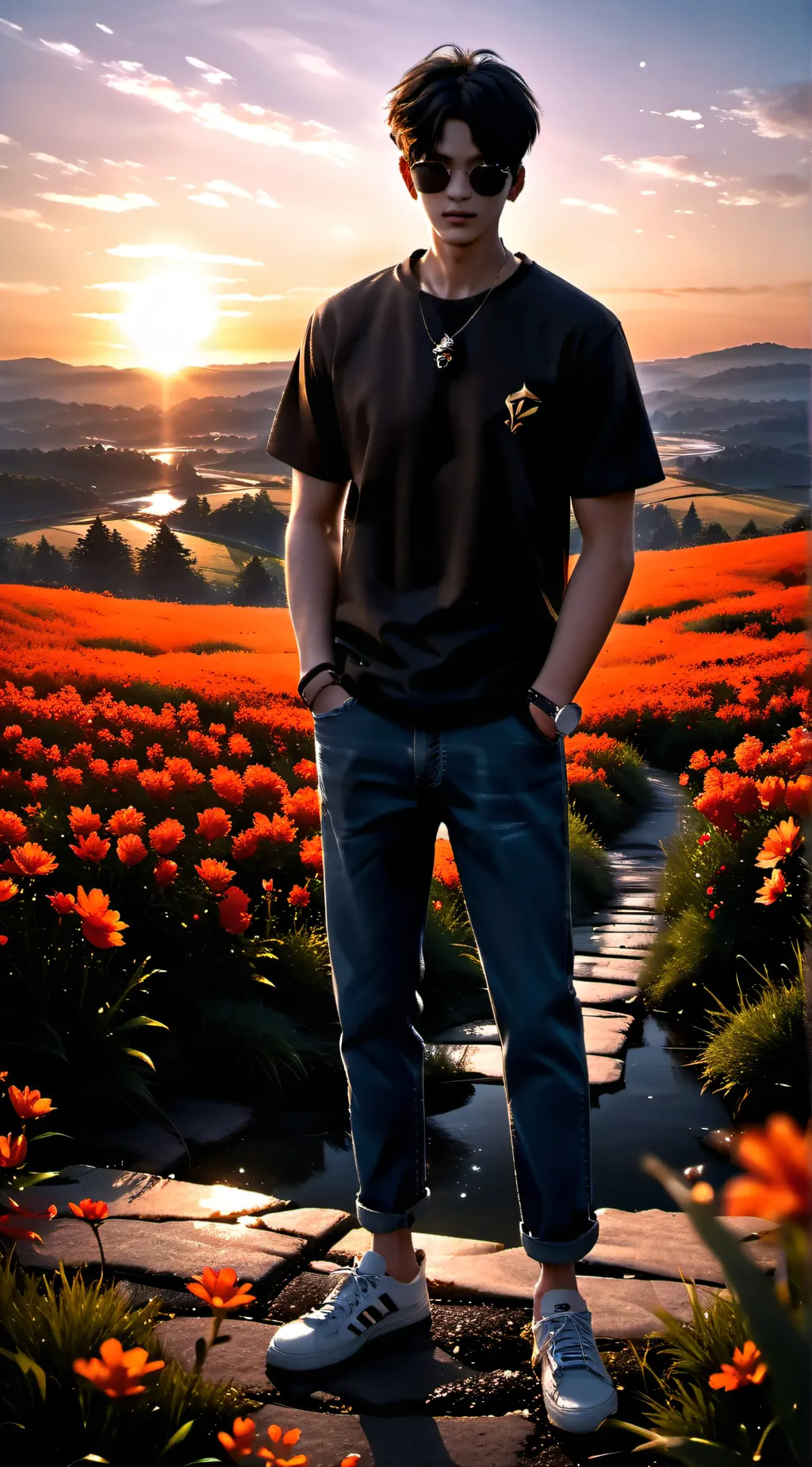 ai character: Leo background