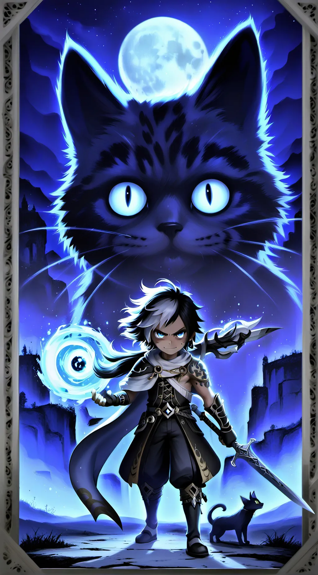 ai character: popcat background