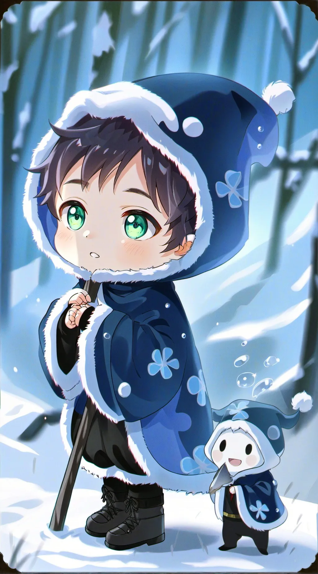 ai character: Cute Baby background