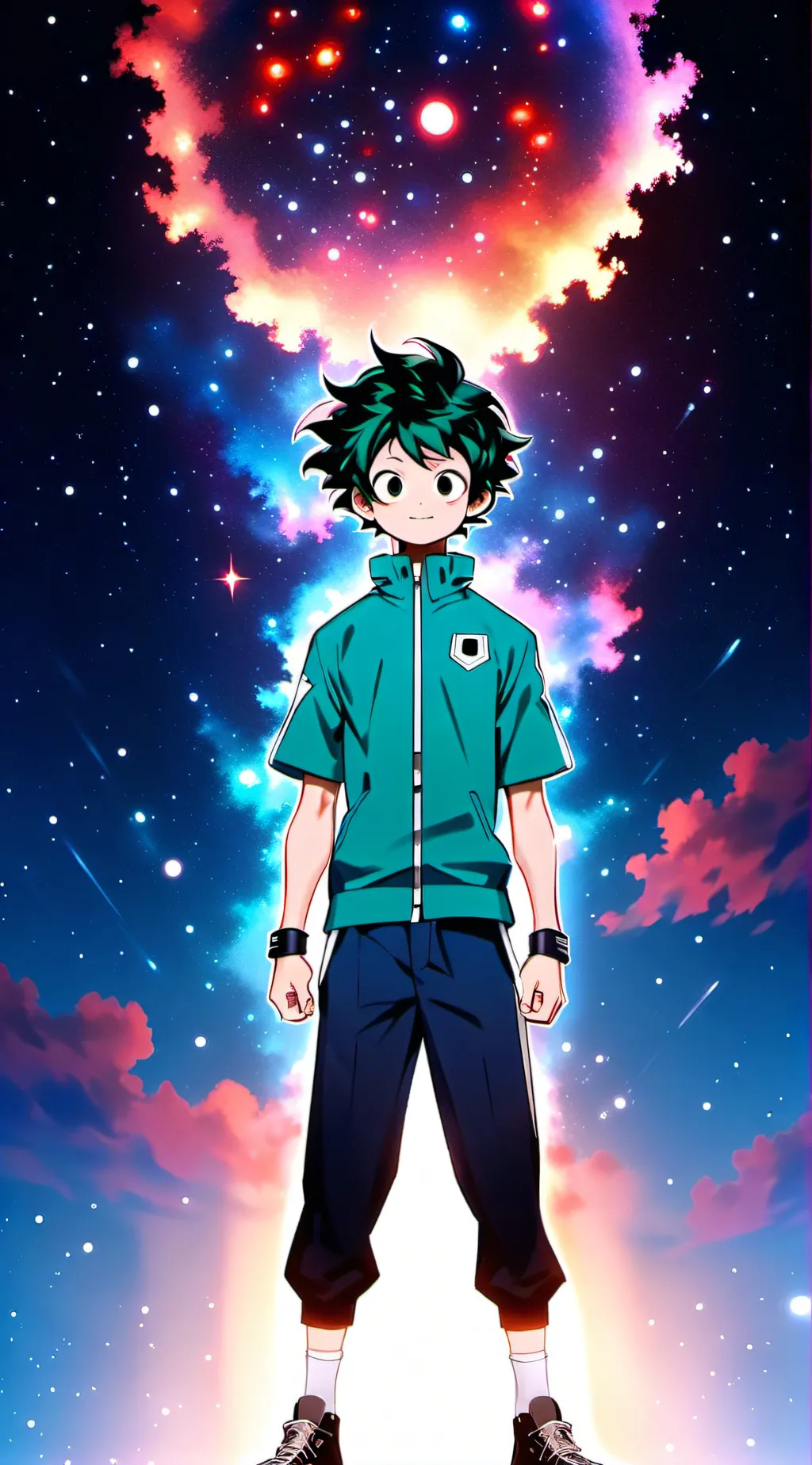 ai character: MHA field trip background