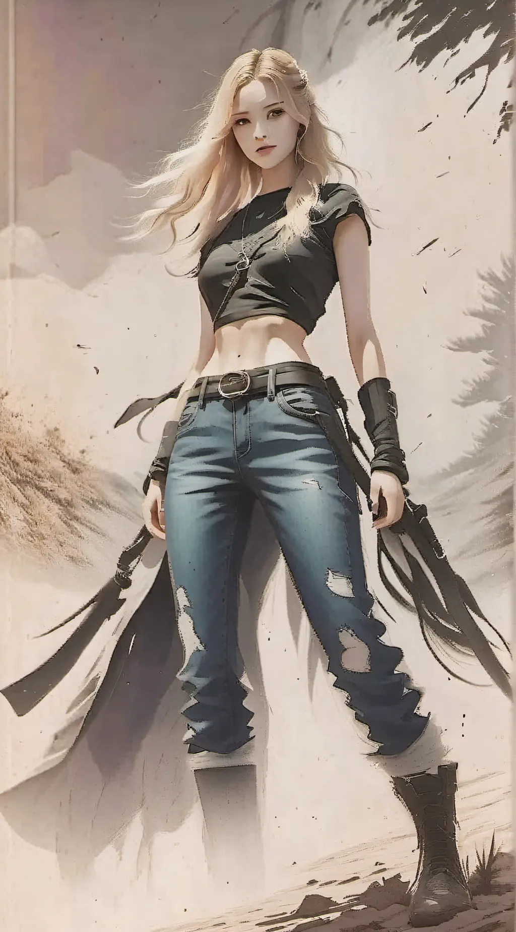 ai character: Maddie  background