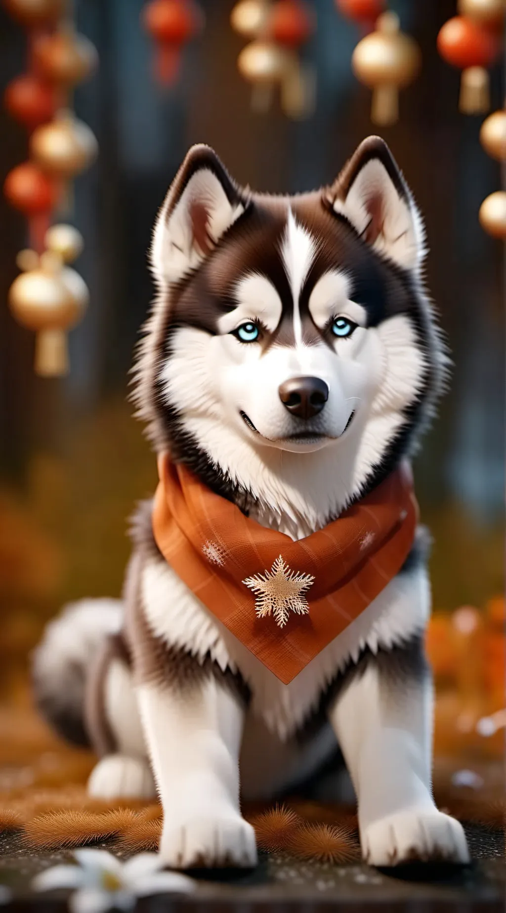 ai character: Venting dog background