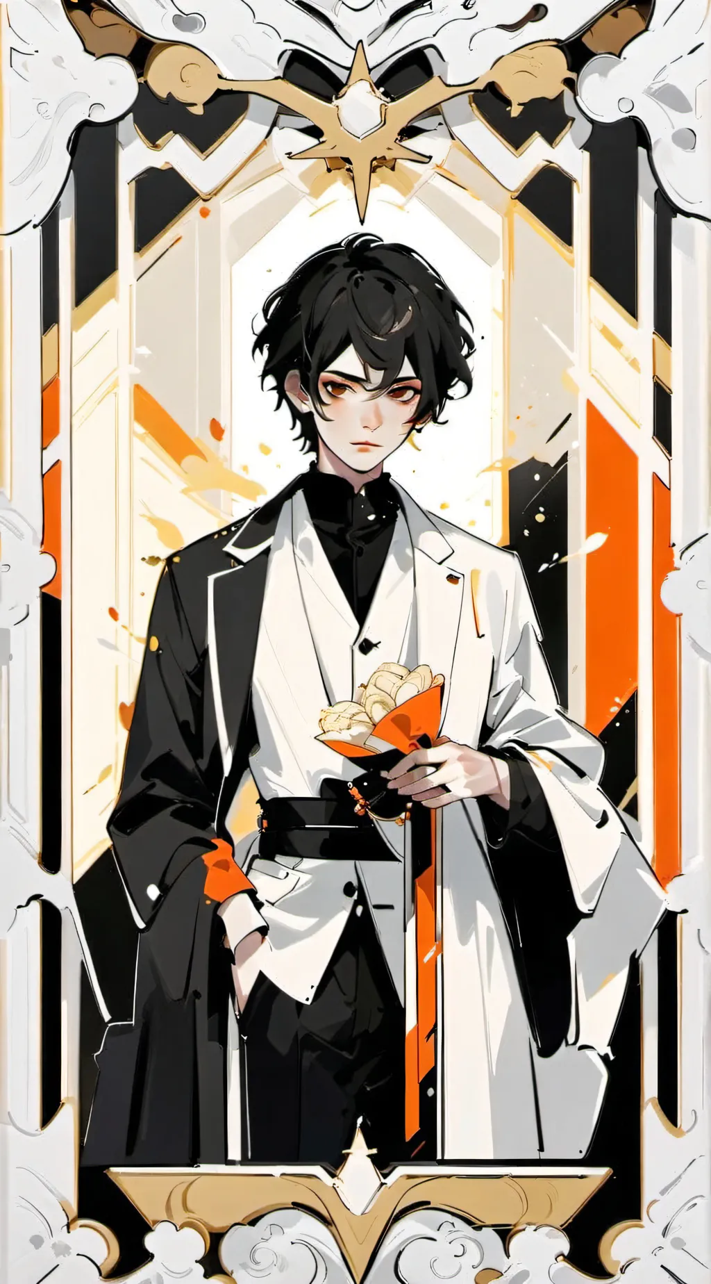 ai character: nico di angelo  background