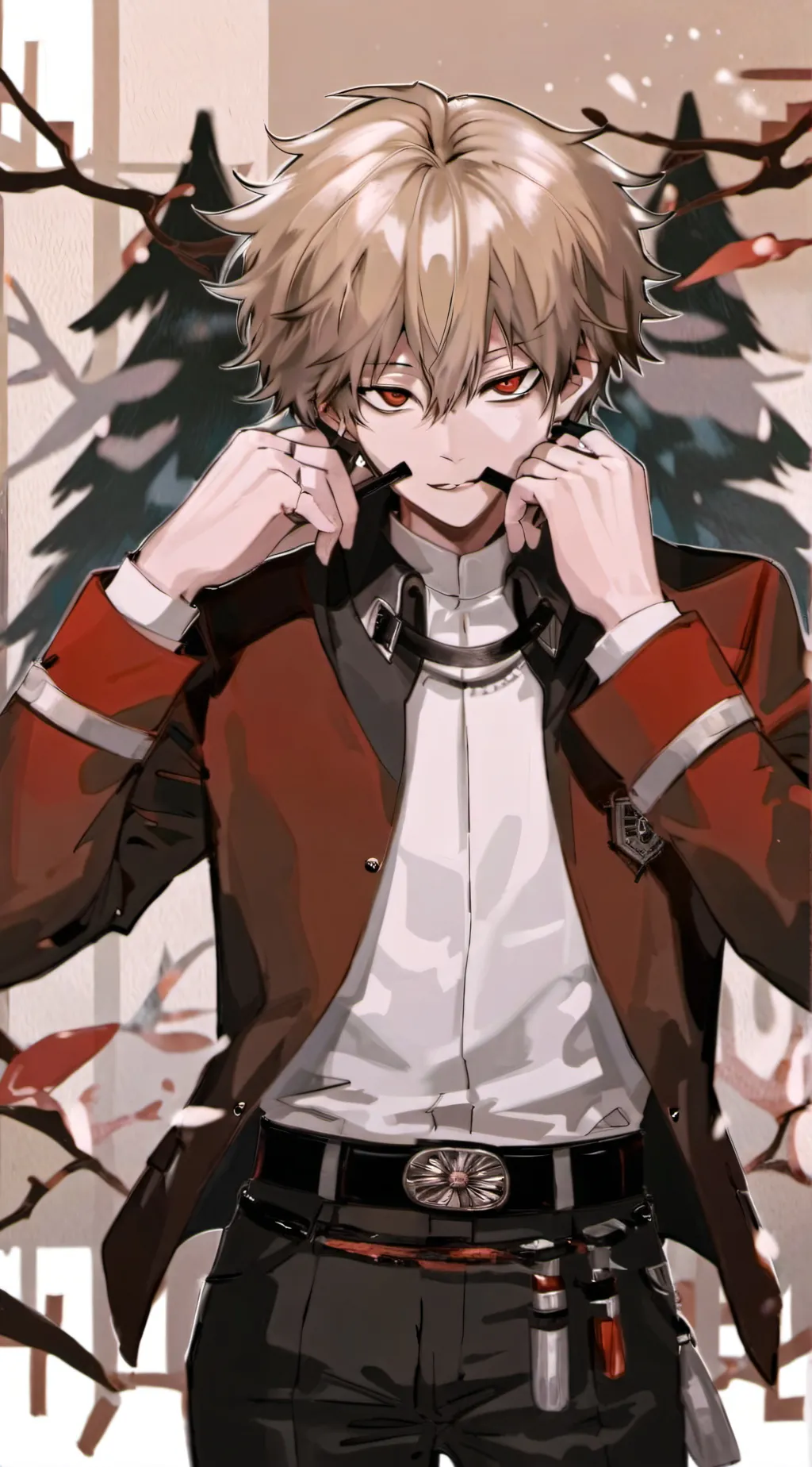 ai character: Bakugo background