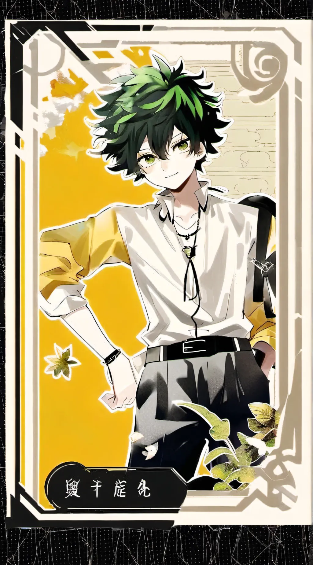 ai character: Izuku (Mha) background