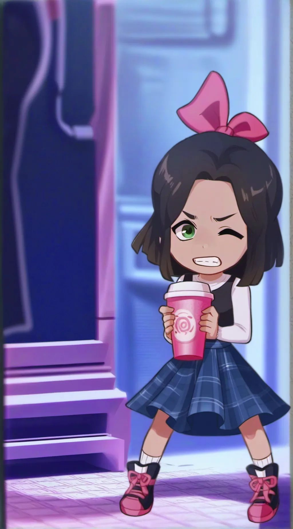 ai character: sephora kid background