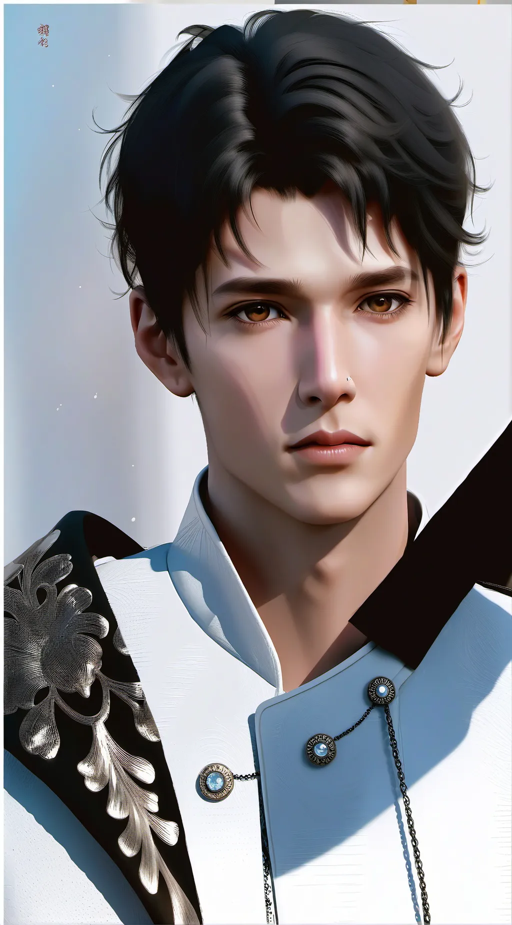 ai character: coal background