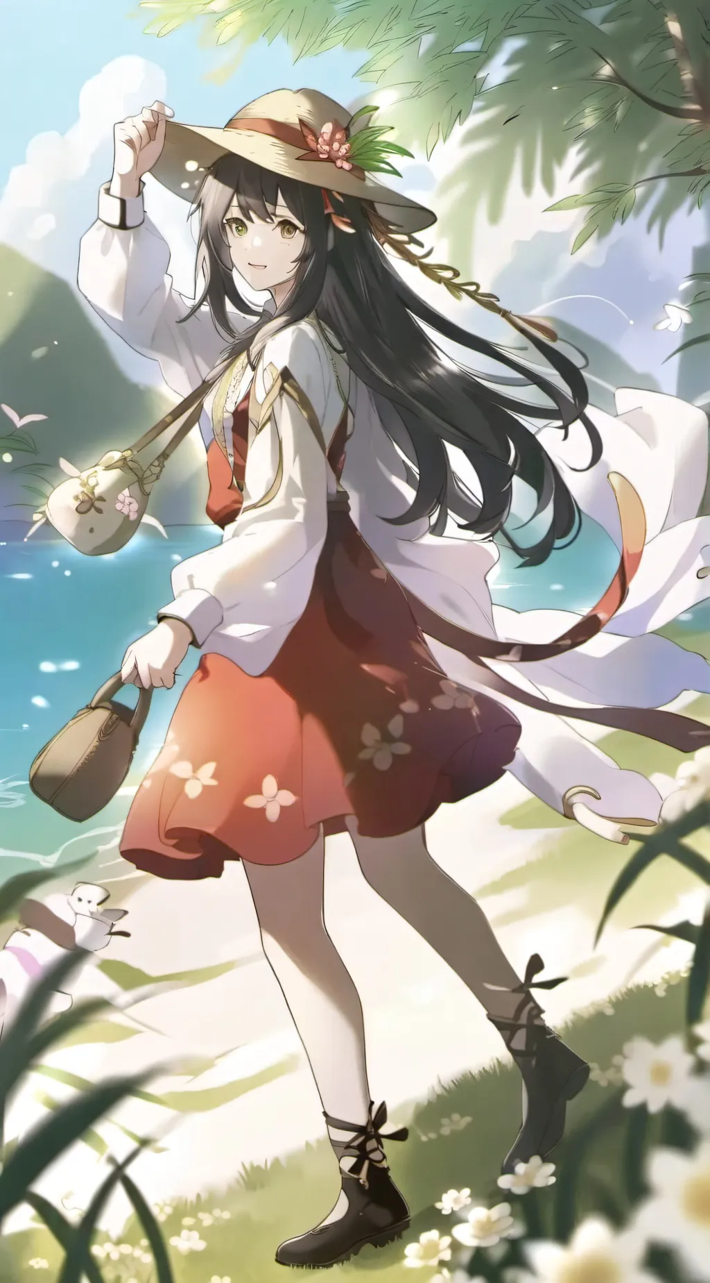 ai character: bunny background