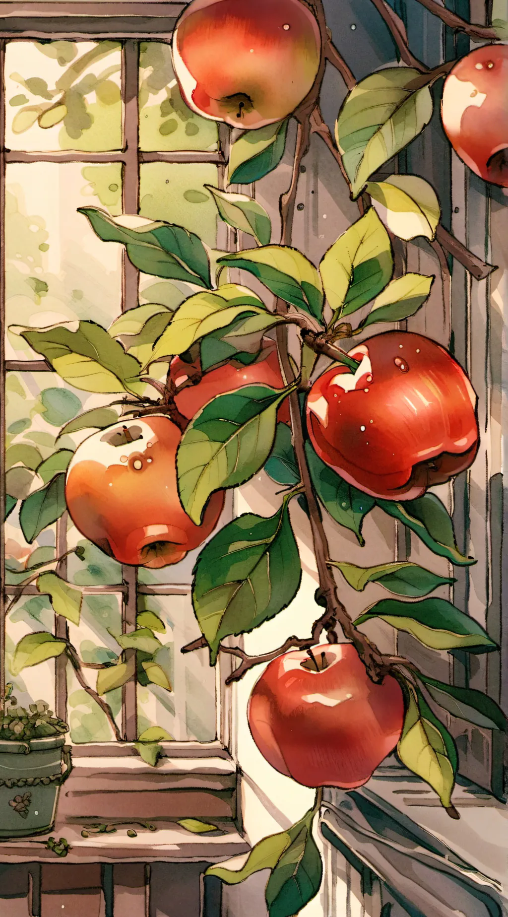 ai character: ￼ RadioApple background