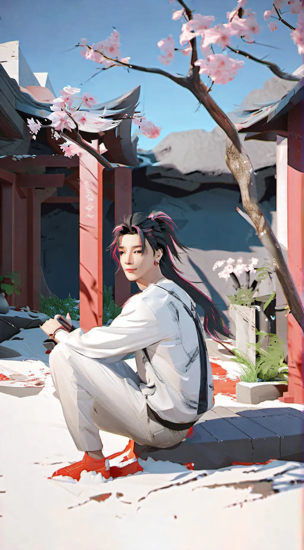 ai character: Enhypen  background