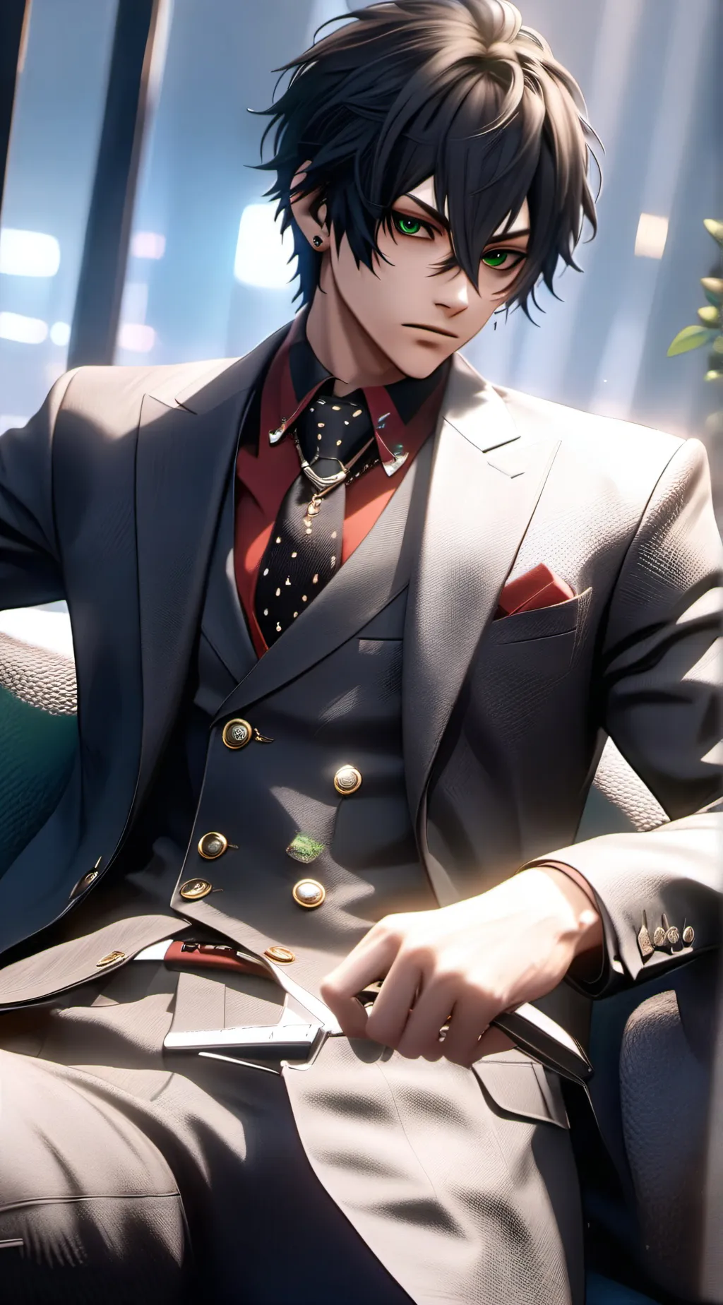 ai character: alex. background