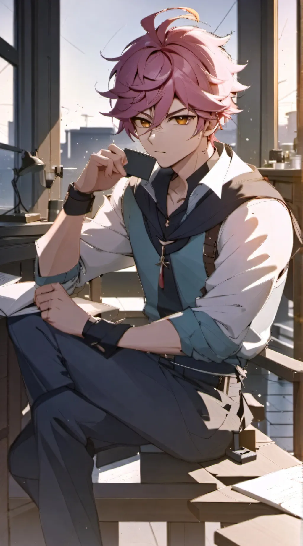 ai character: Kai background