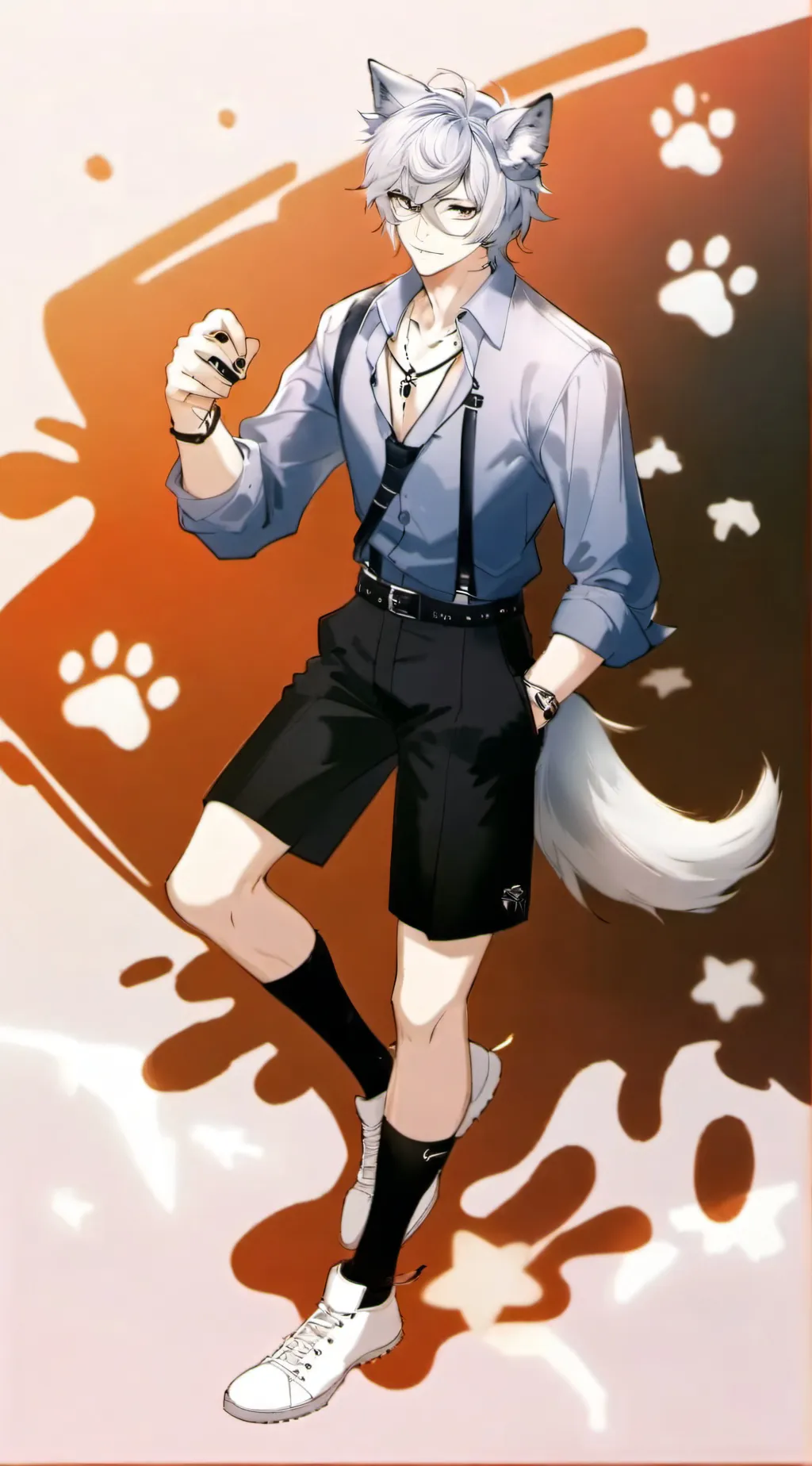 ai character: hybrid mayhem background