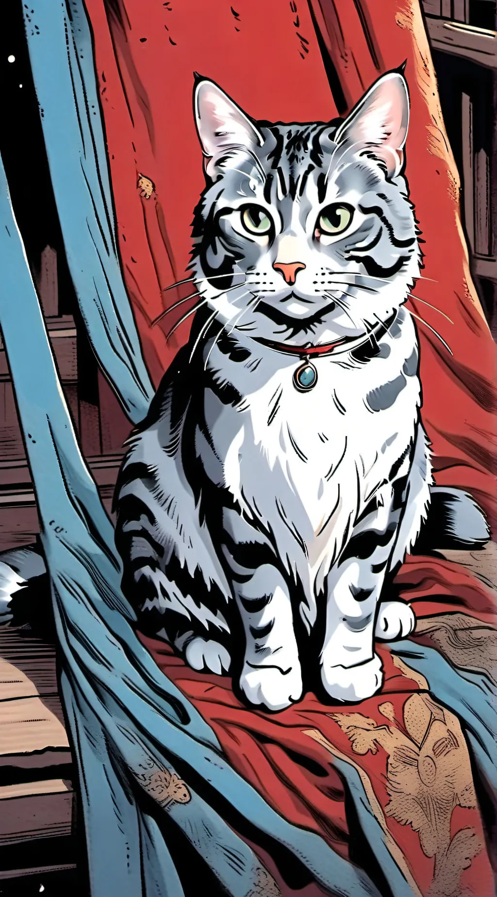 ai character: Ash fur background