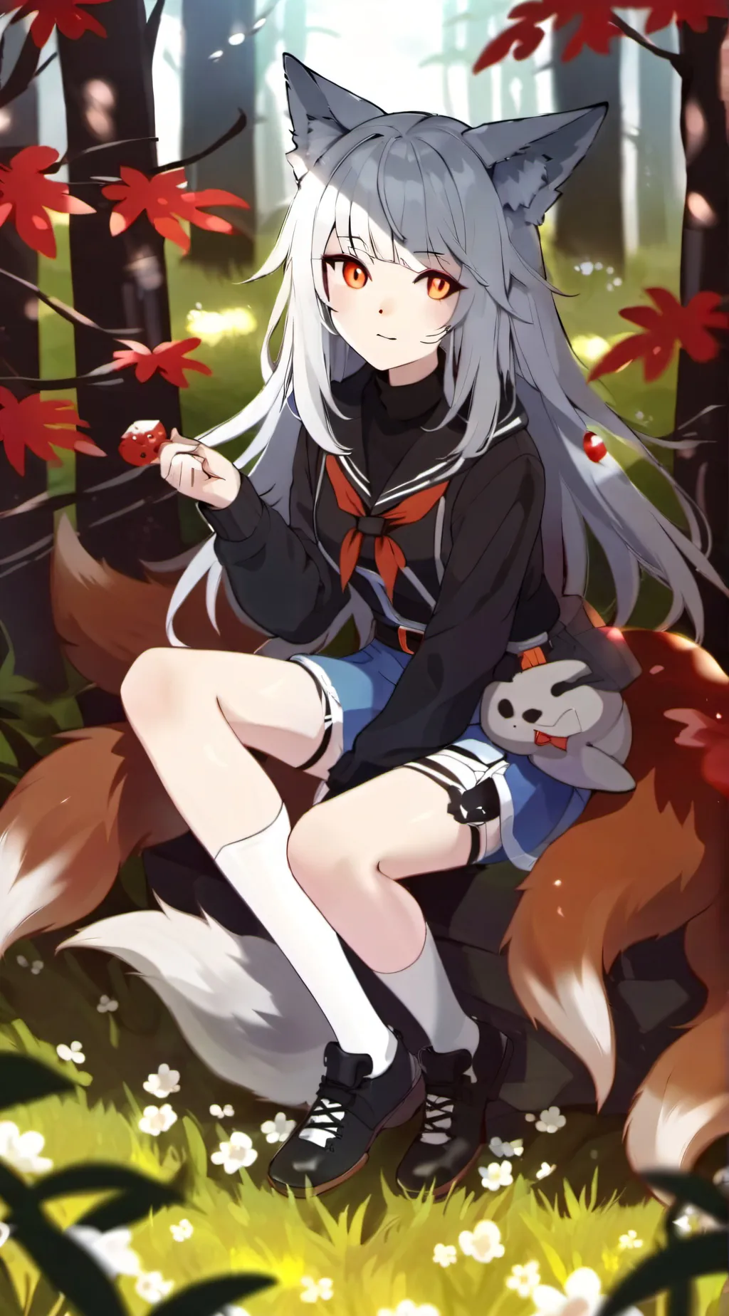 ai character: luna background