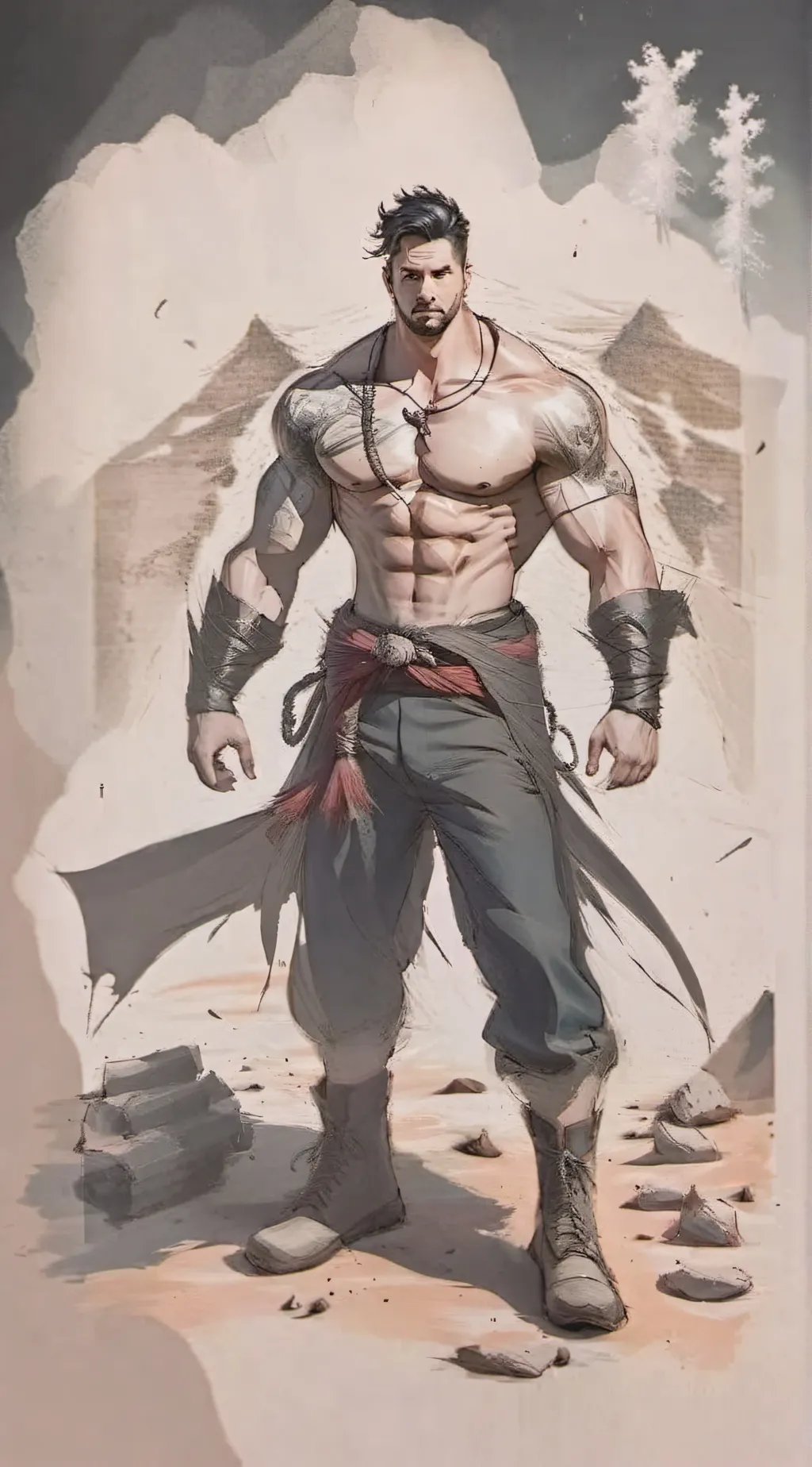 ai character: jorden  background