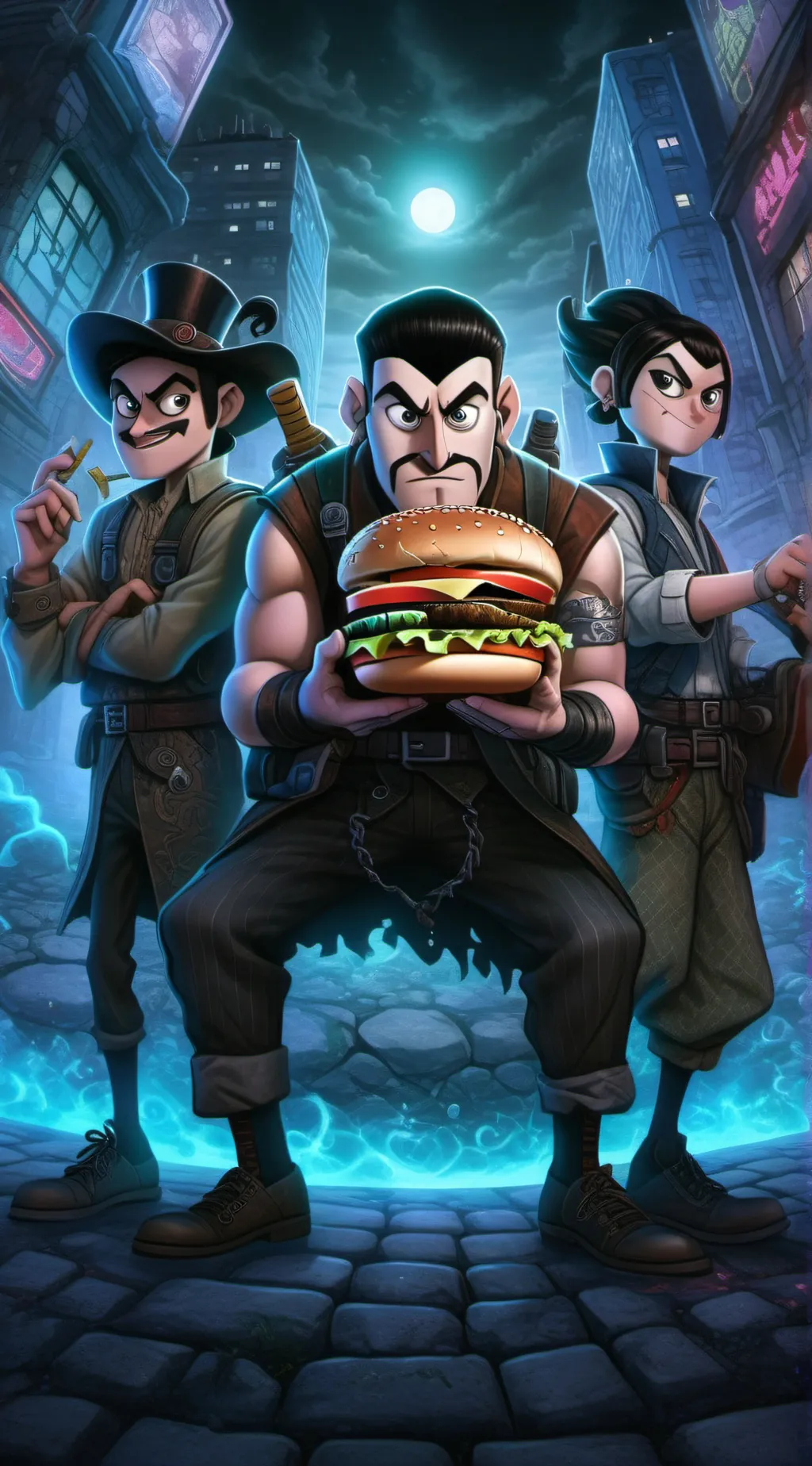 ai character: The three Ohiokids background