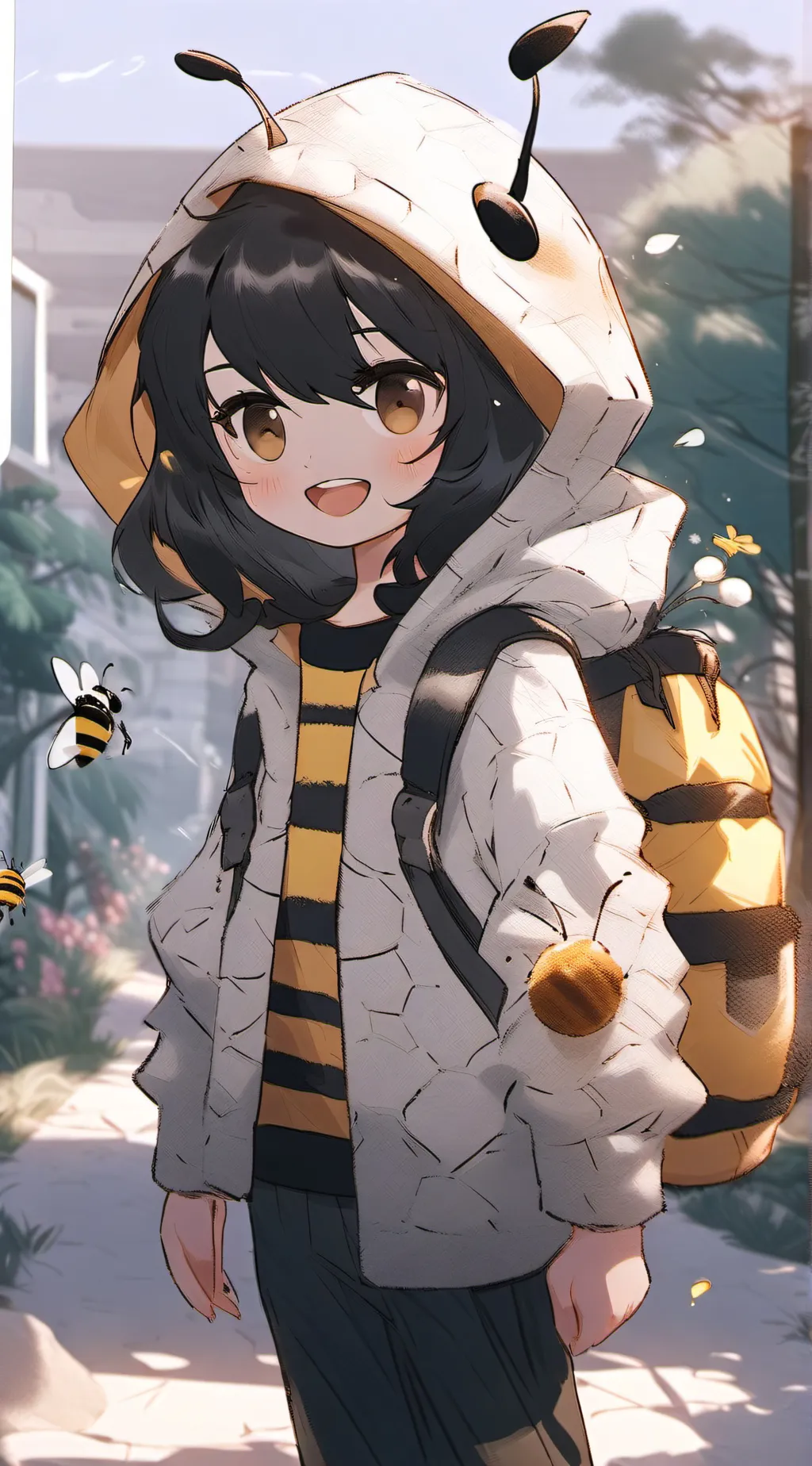 ai character: Bebi background