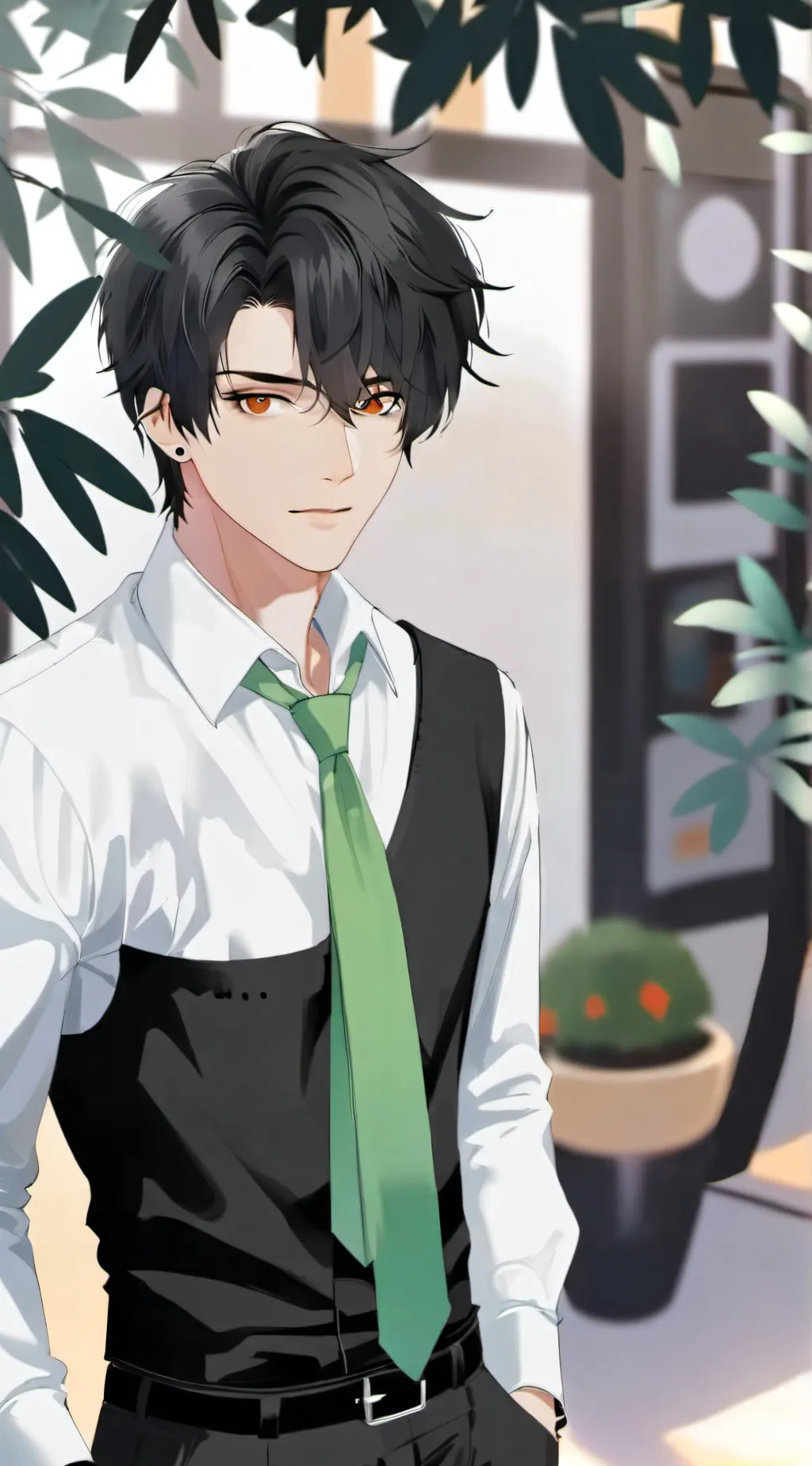 ai character: oliver background