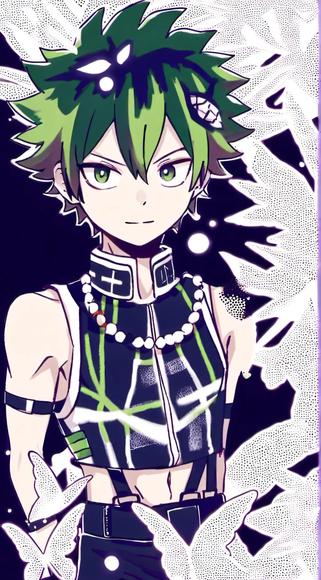 ai character: deku famous  background