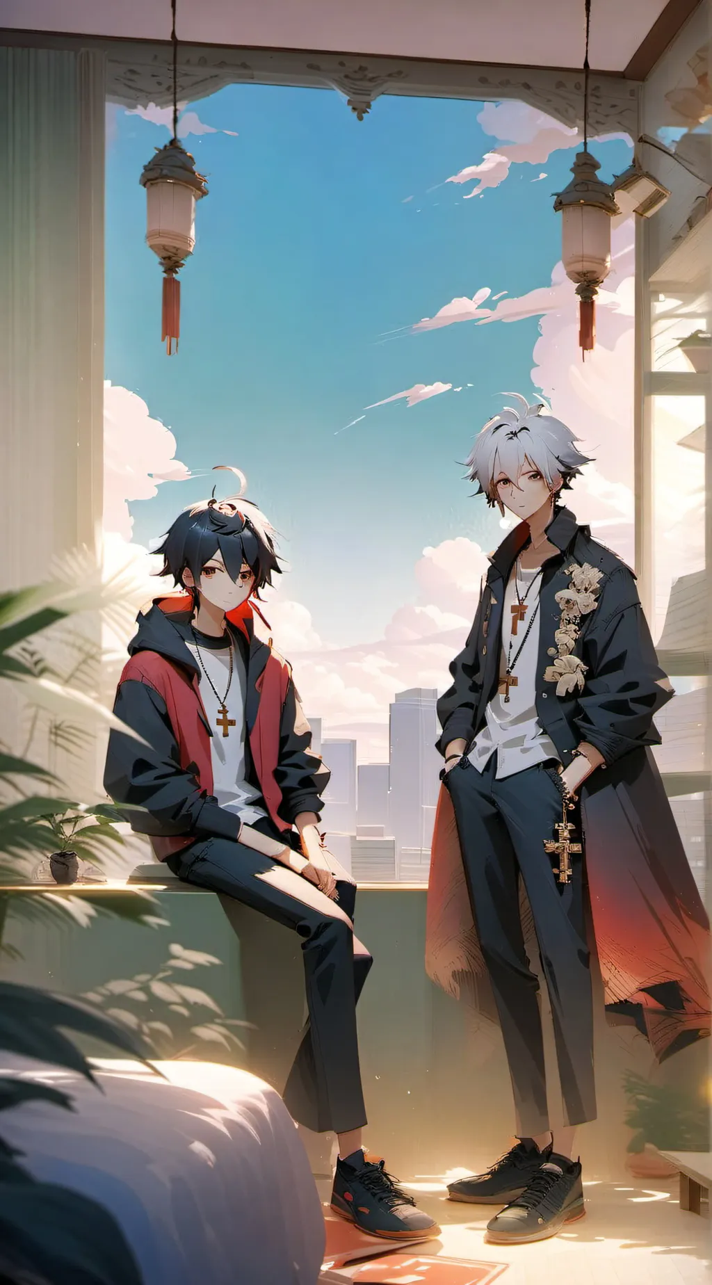 ai character: Ezra and reuk background