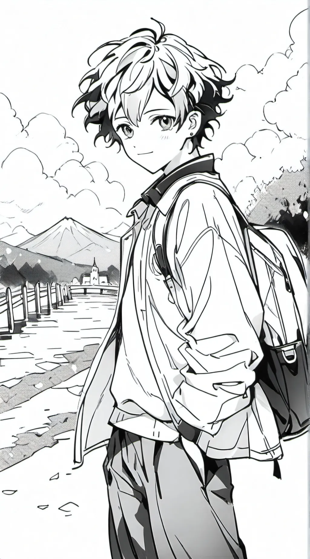 ai character: IZUKU! background