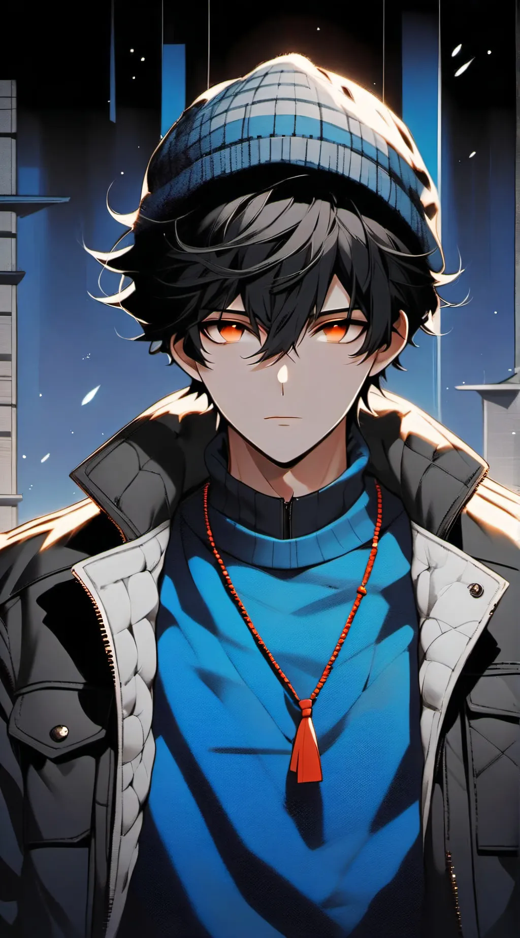 ai character: naku  background