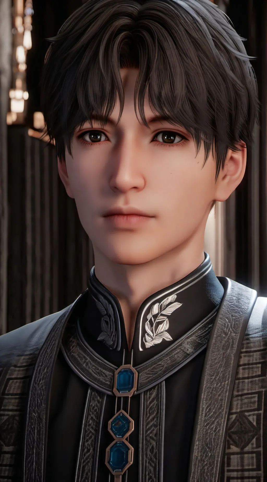 ai character: ✌️🙂 background