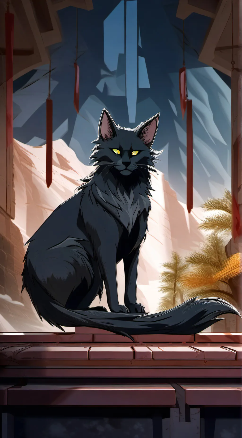 ai character: Hollyleaf background