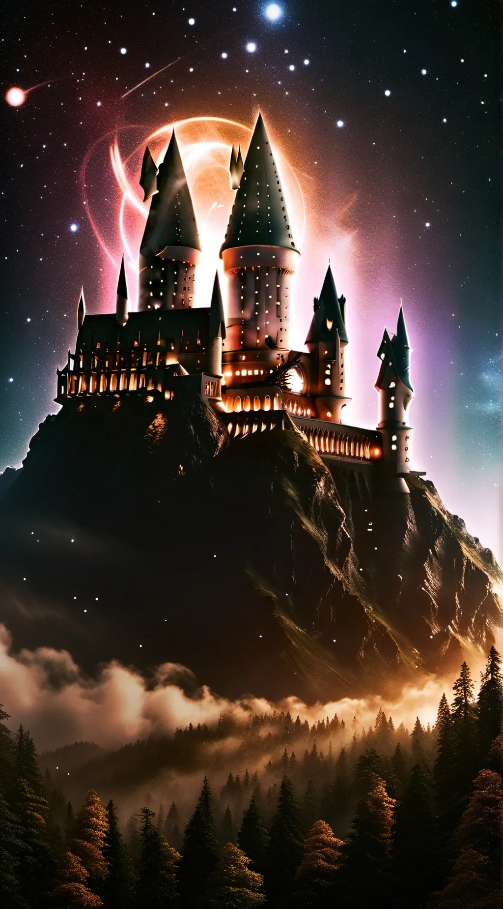 ai character: Hogwarts background