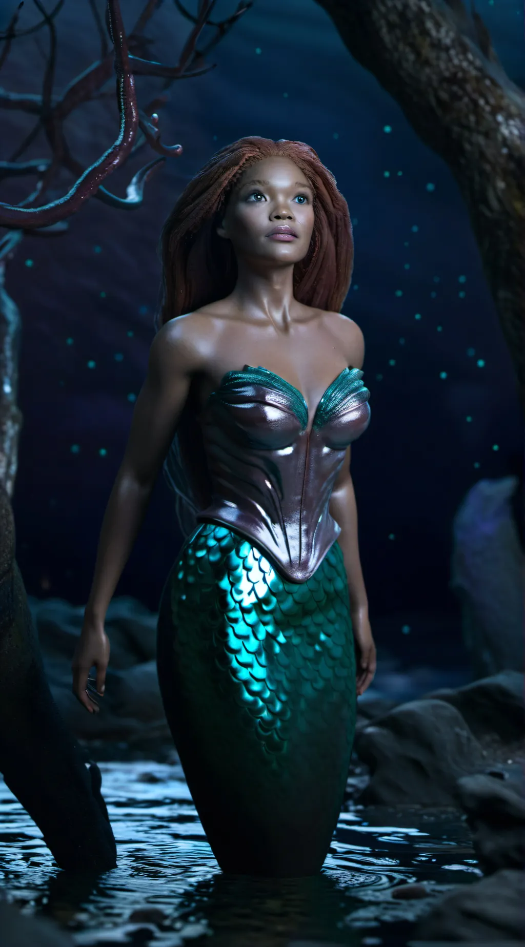 ai character: Ariel  background