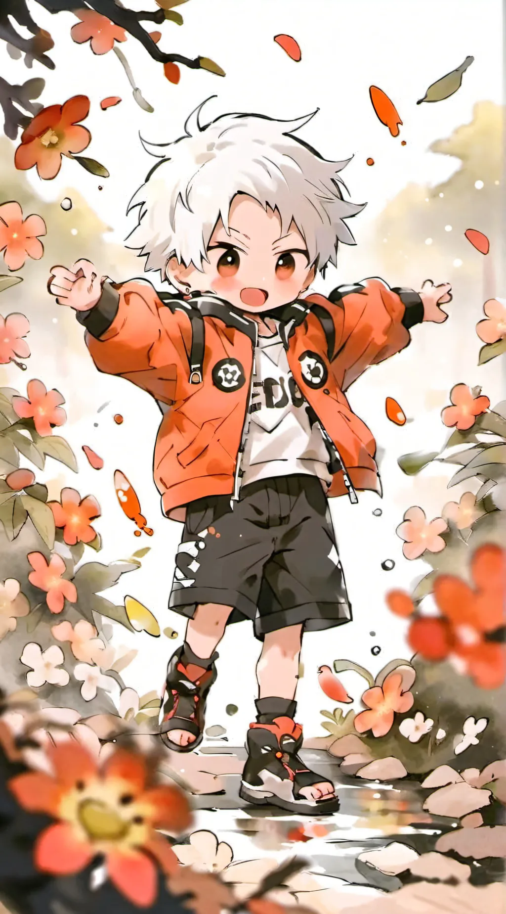 ai character: MHA CAR CRASH 😱 background