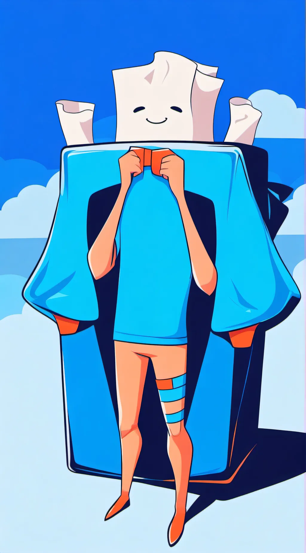 ai character: Tissues background