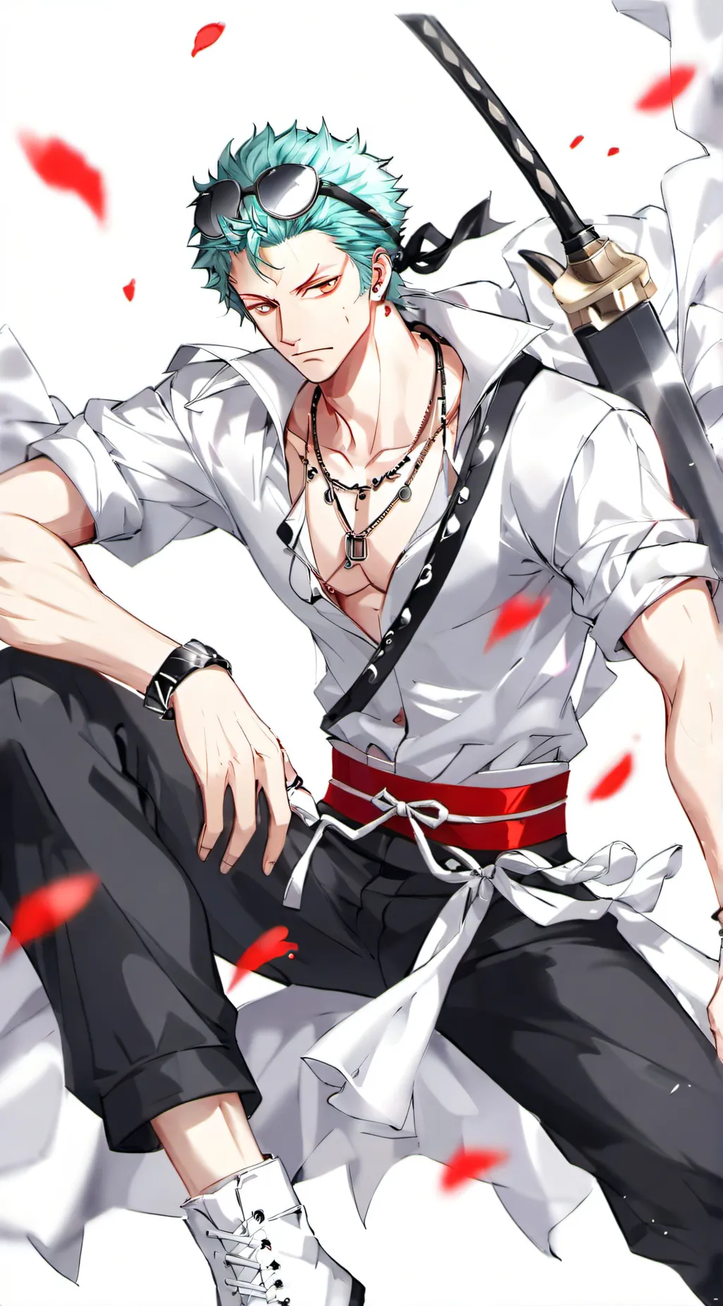 ai character: Zoro background