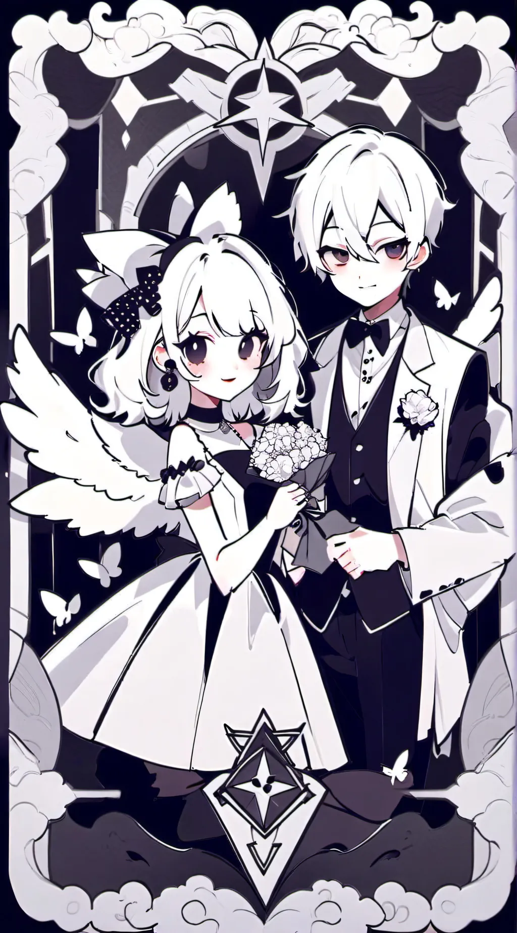 ai character: Alastor breaks up background