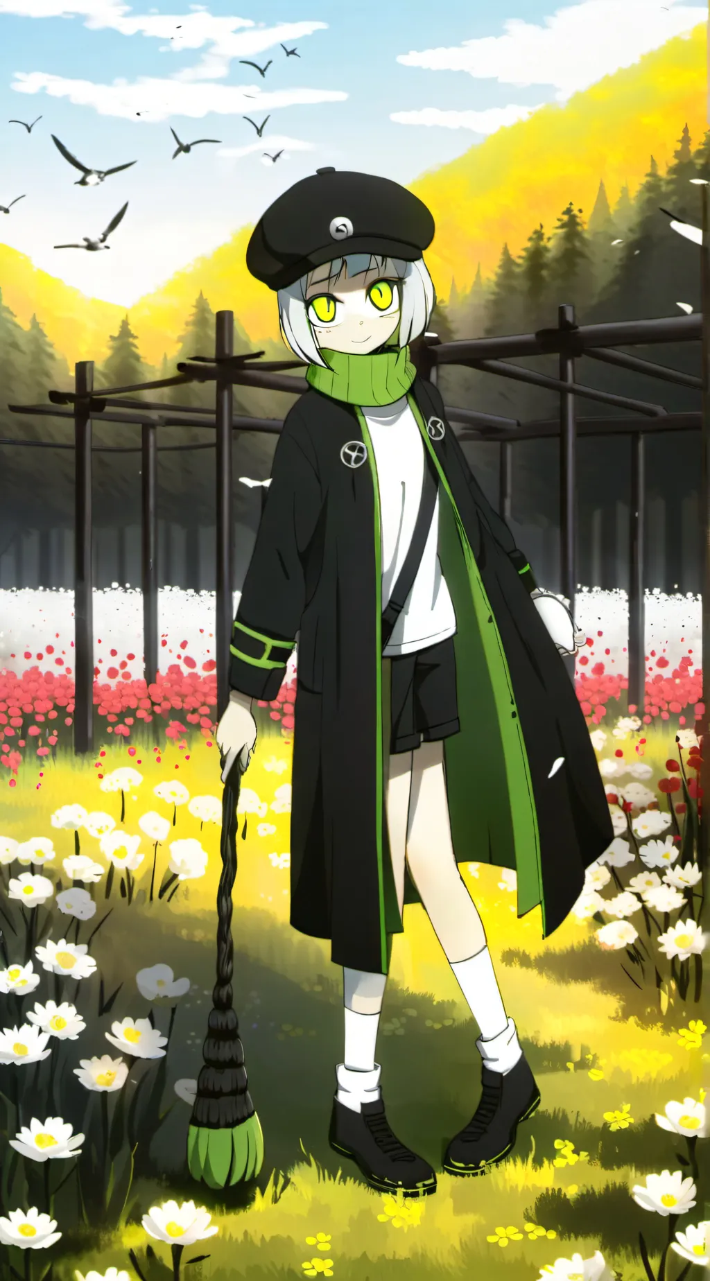 ai character: Vee x astro background