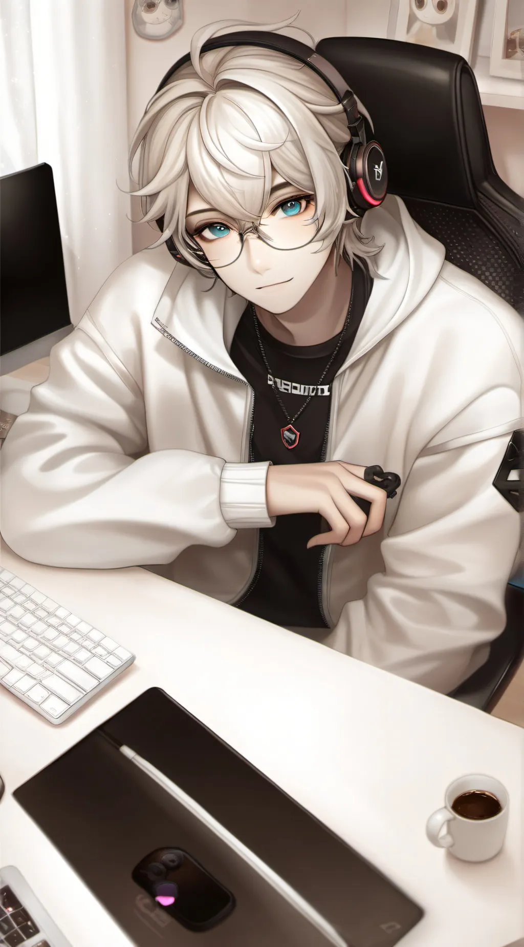 ai character: Oliver background