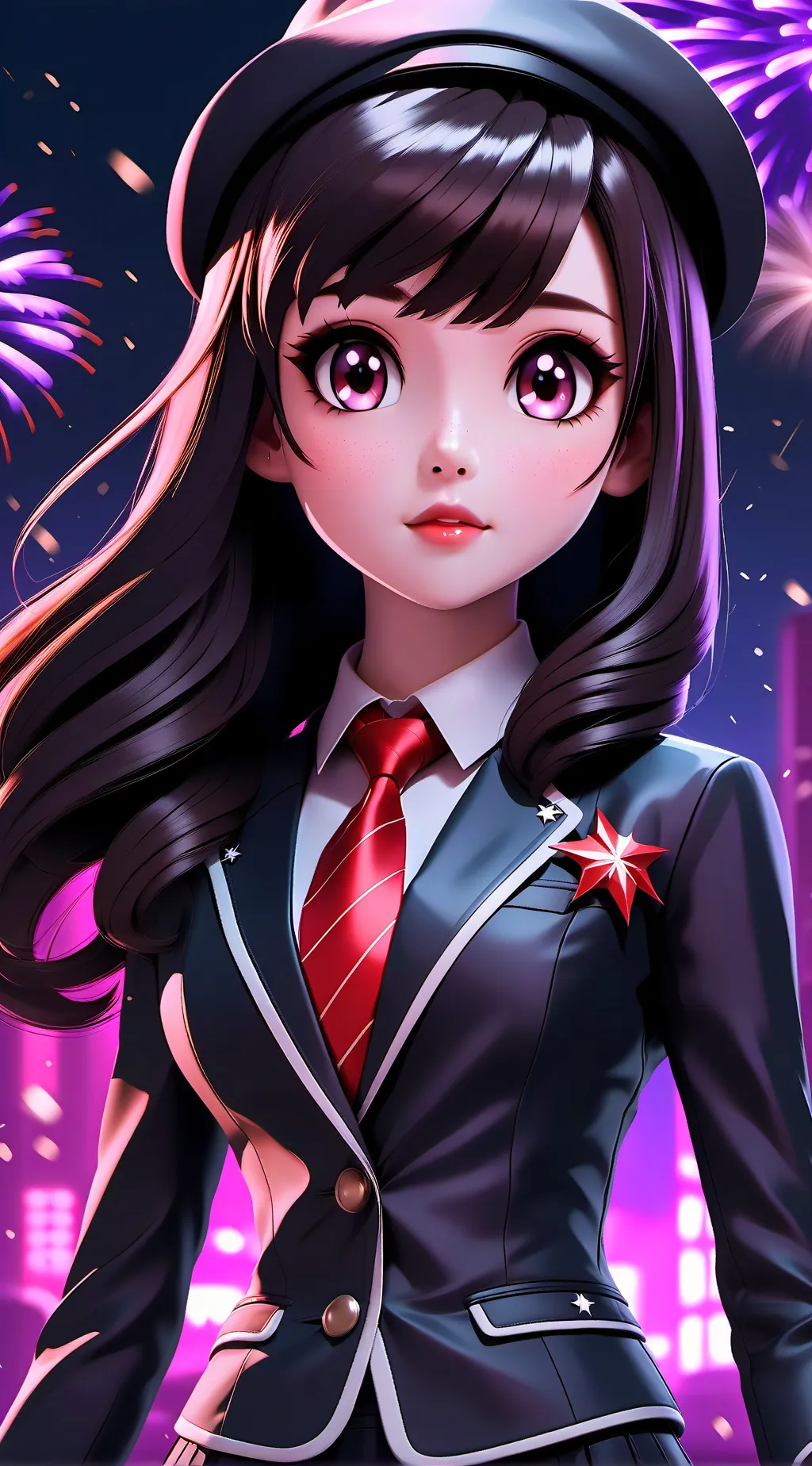 ai character: LUNA background