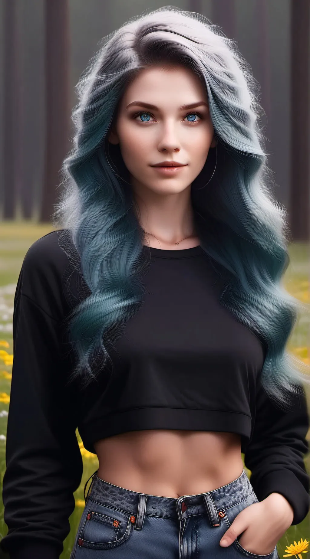 ai character: Wind background