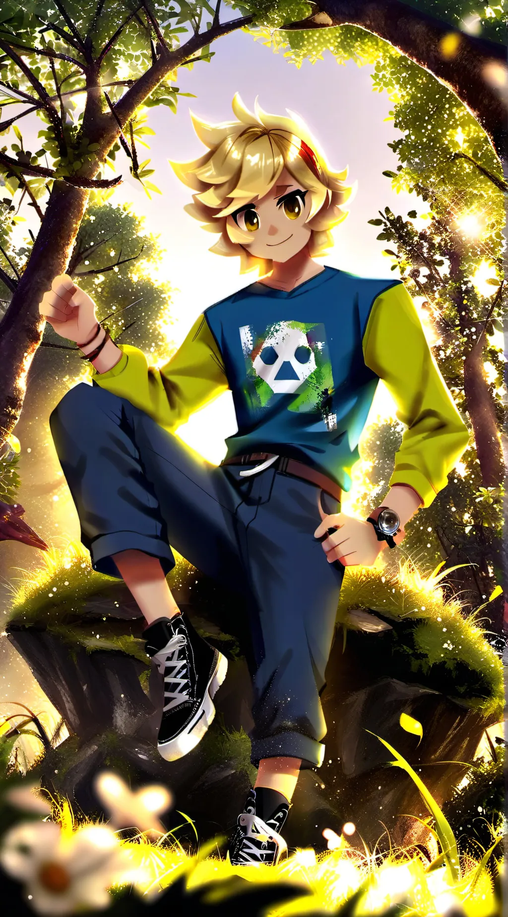 ai character: Nooby! background