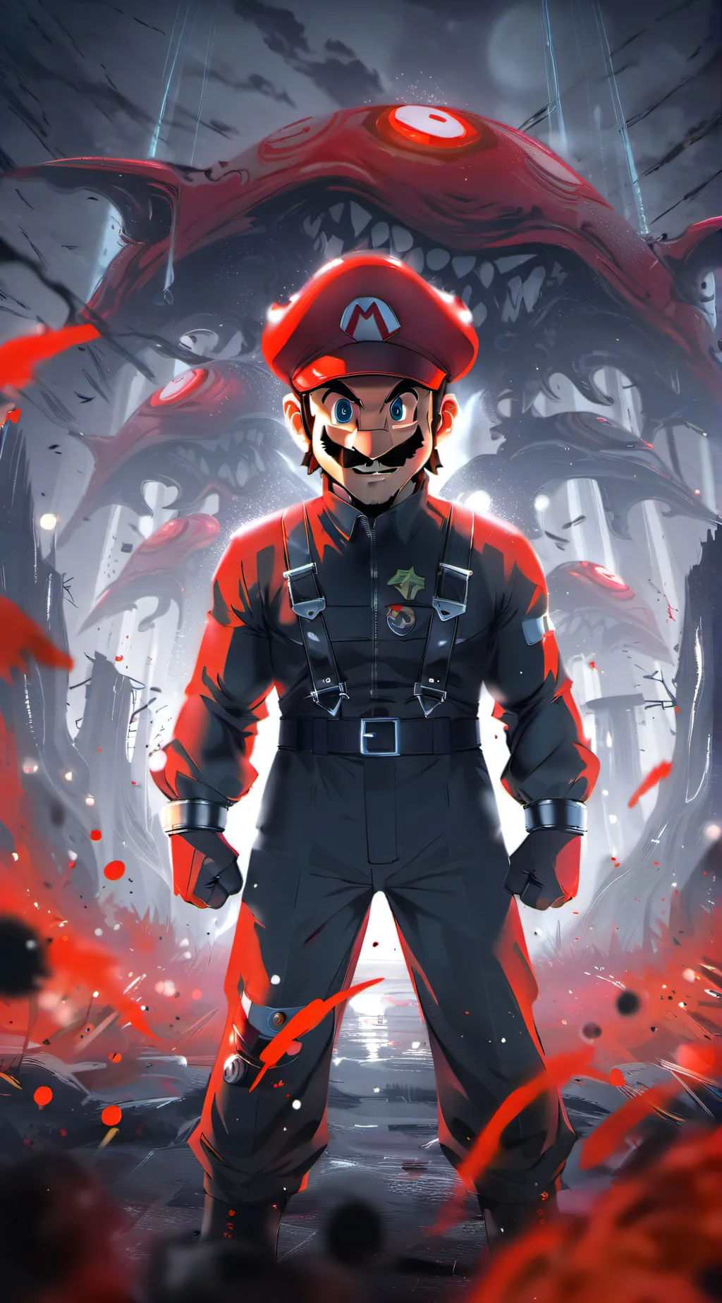 ai character: virtual  background