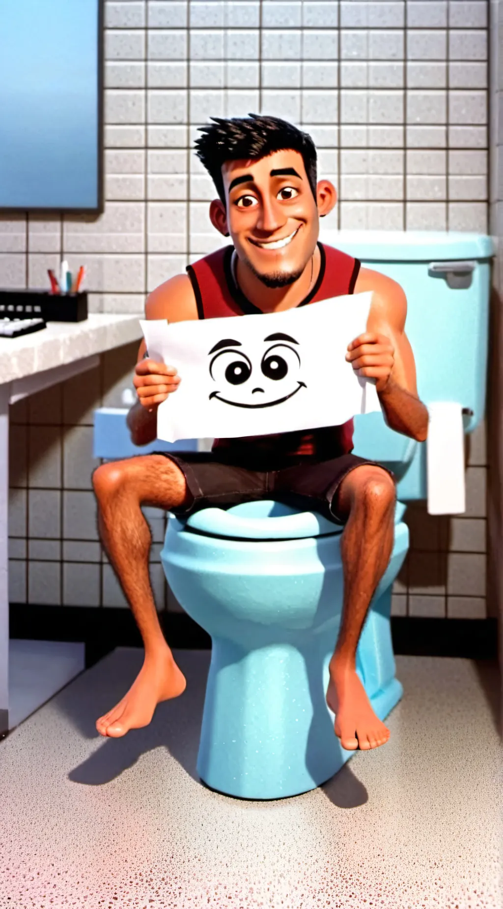 ai character: sparky background