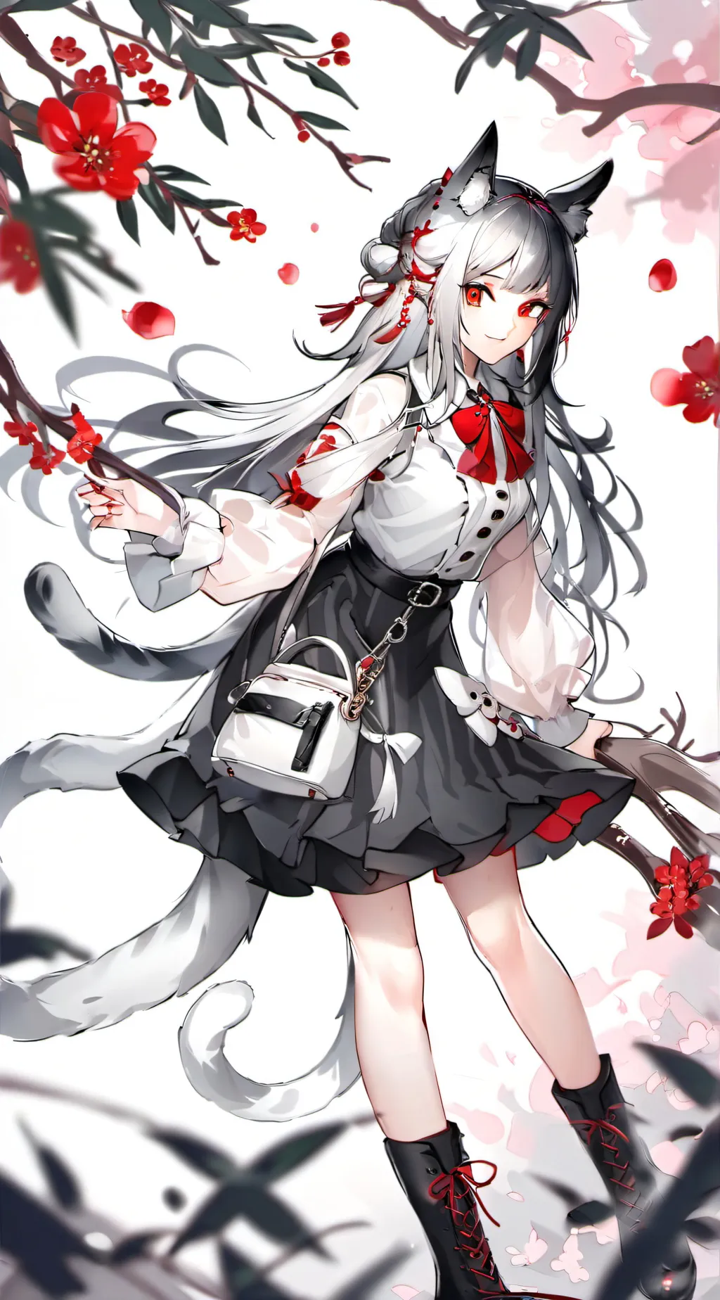 ai character: neko infection background
